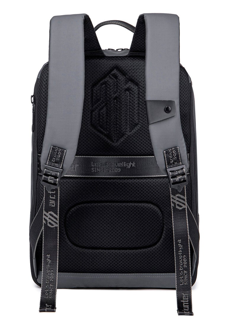 ARCTIC HUNTER Water Repellent Laptop Backpack 15.6 Inch Polyester Travel Shoulder bag for Men and Women, B00529, Grey - Image 4